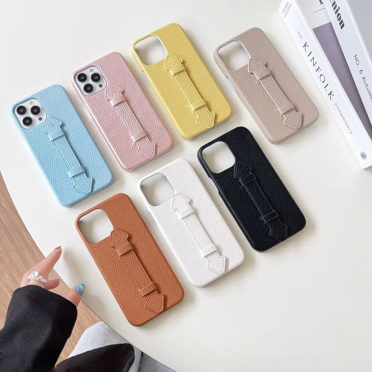 New Anti-falling Litchi Finger Wristband Leather Mobile Phone Case For iPhone 15 14 Pro Max 13 12 11 Pro Max X XS XR
New Anti-falling Litchi Finger Wristband Leather Mobile Phone Case For iPhone 15 14 Pro Max 13 12 11 Pro Max X XS XR