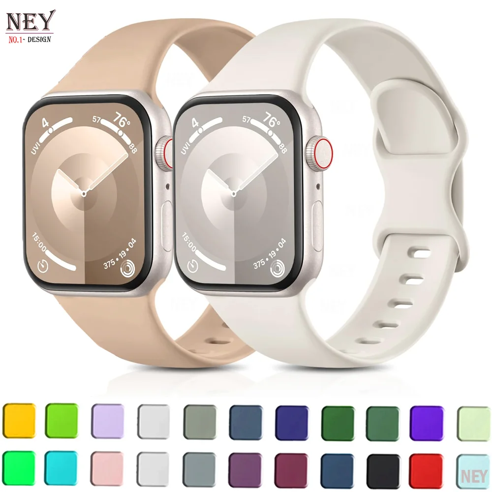 Silicone Strap For Apple Watch Band 44mm 40mm 45mm 41mm 42-38mm sport wrist bracelet iwatch series 8 7 se 3 4 5 6 9 ultra 2 49mm
Silicone Strap For Apple Watch Band 44mm 40mm 45mm 41mm 42-38mm sport wrist bracelet iwatch series 8 7 se 3 4 5 6 9 ultra 2 49mm