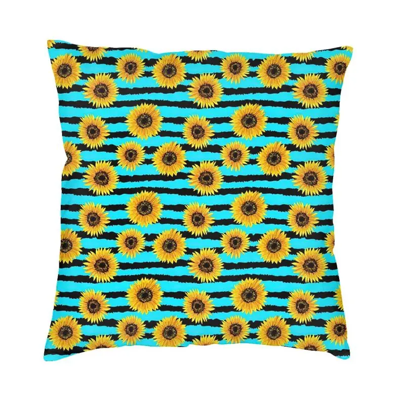 Blue Striped Sunflower Pattern Cushion Covers 45x45cm Velvet Floral Pillow Case for Sofa Square Pillowcase Bedroom Decoration
Blue Striped Sunflower Pattern Cushion Covers 45x45cm Velvet Floral Pillow Case for Sofa Square Pillowcase Bedroom Decoration