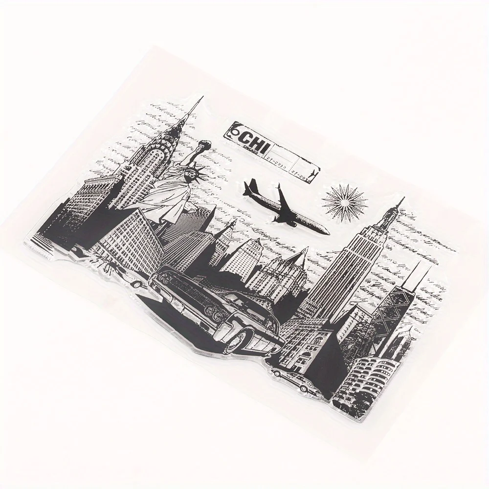 Streetscape Pattern Retro Transparent Rubber Seal Stamps Diy Scrapbooking Journal Card Making Decoration Clear Stamp 11*16CM
Streetscape Pattern Retro Transparent Rubber Seal Stamps Diy Scrapbooking Journal Card Making Decoration Clear Stamp 11*16CM
