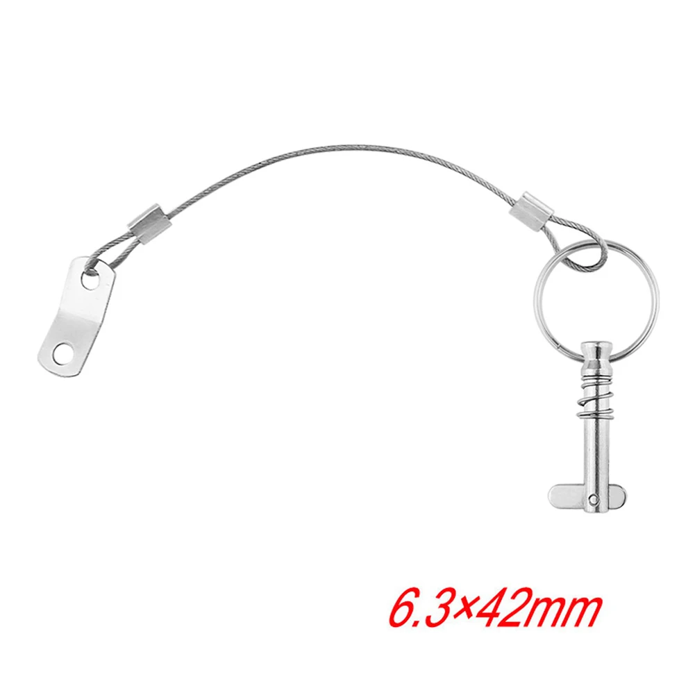 Durable Marine Tongue Pin Part 316 Stainless Steel 6.3mm Bimini Corrosion Resistant For Boat Pin Quick Release
Durable Marine Tongue Pin Part 316 Stainless Steel 6.3mm Bimini Corrosion Resistant For Boat Pin Quick Release