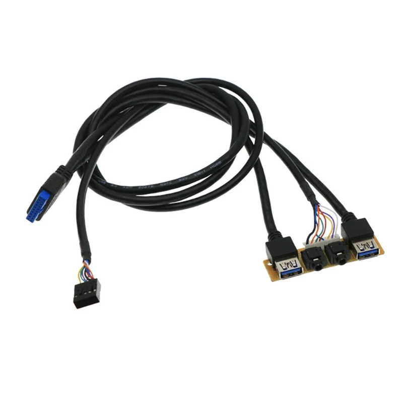 Внутренний кабель USB3.0+USB3.0 на передней панели Аудиоразъем Плата ввода-вывода Внутренняя линия Прямая поставка
Внутренний кабель USB3.0+USB3.0 на передней панели Аудиоразъем Плата ввода-вывода Внутренняя линия Прямая поставка