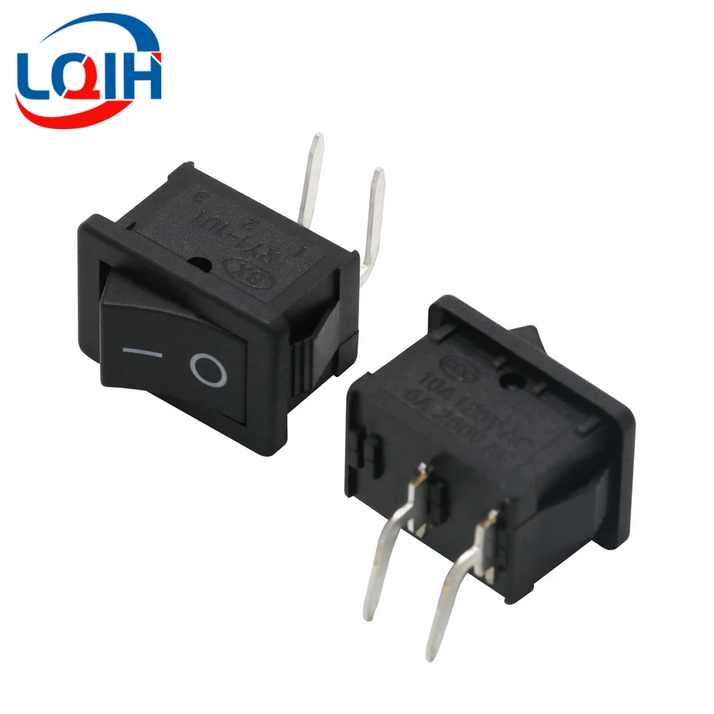 

10PCS 15*21mm Medium Sized 2-speed 2-foot Cabriole Leg Boat Switch Boat Shaped Rocker Power Switch 6A 250V 10A 125V