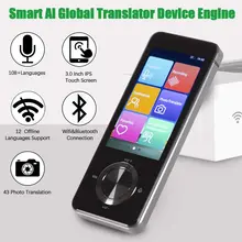 M9 Language Translator Device 107 National Languages Intelligent Translator Real-time Voice, Recording, Text Translation Device
M9 Language Translator Device 107 National Languages Intelligent Translator Real-time Voice, Recording, Text Translation Device