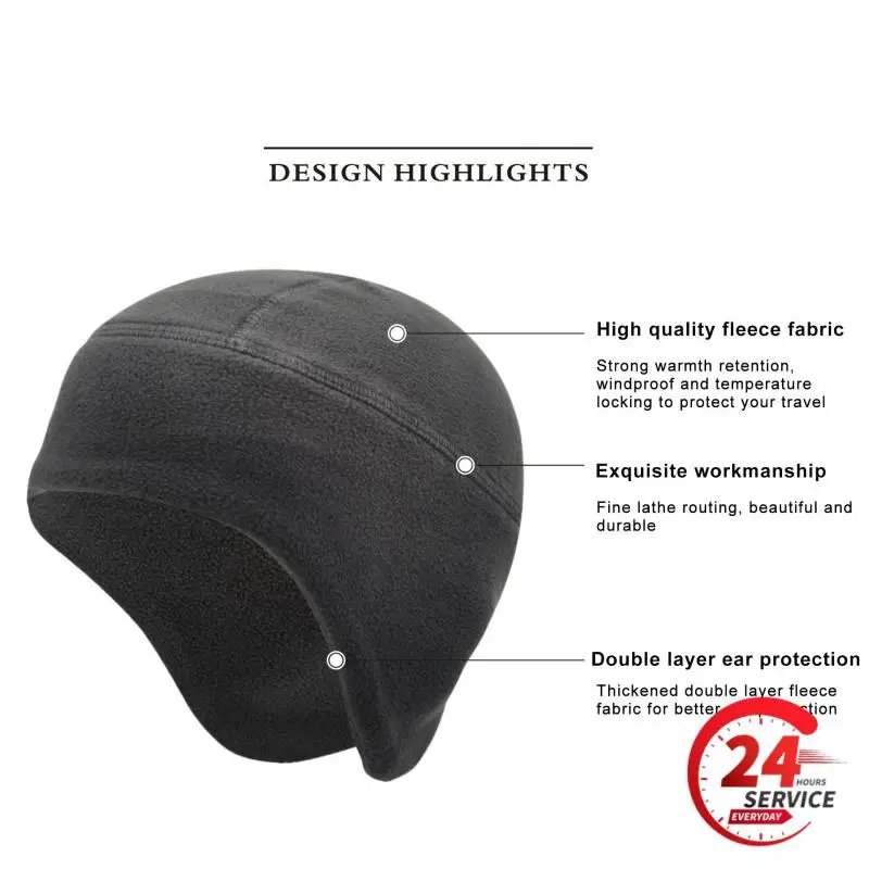 

Outdoor Caps Fleece Sports windproof Hat Fishing Cycling Hunting Military Tactical Men Women Warm Winter Camping Earmuff Caps