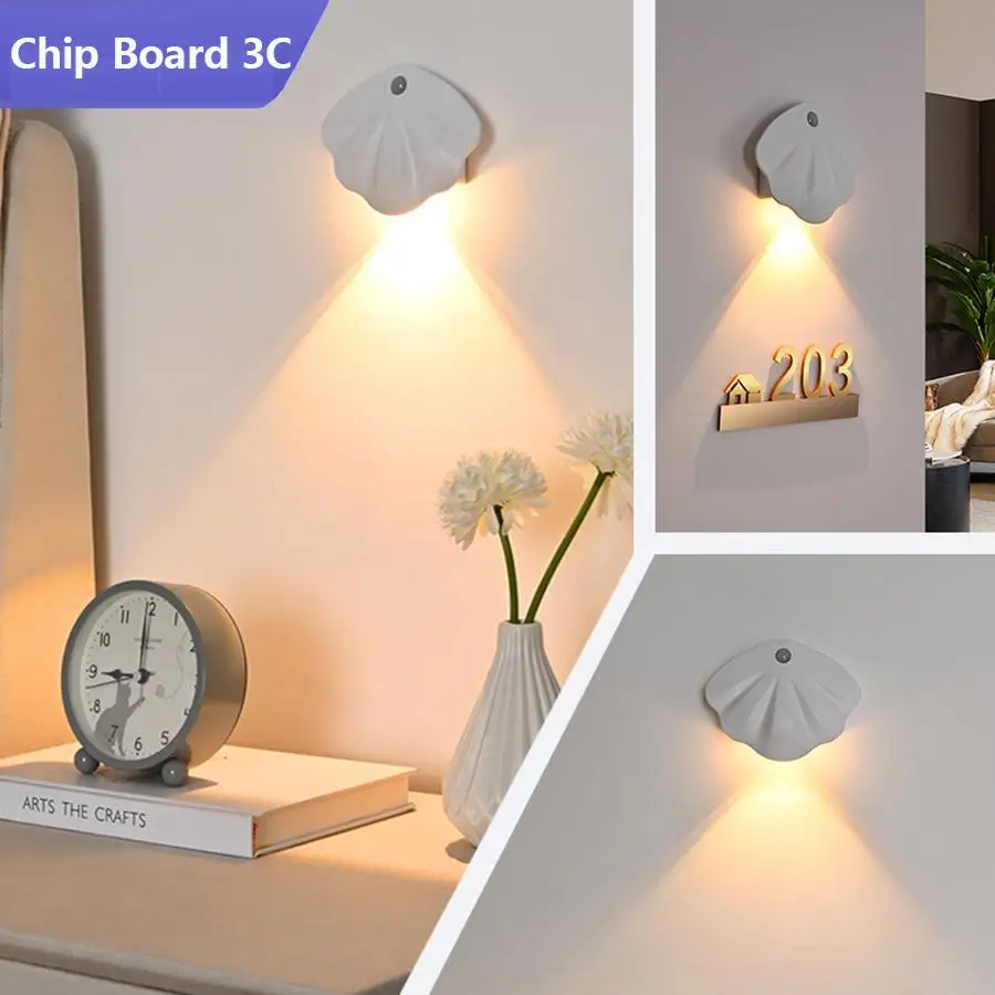 LED Night Light Motion Sensor Wireless USB Charging Shell Intelligent Wall Lamp for Kitchen Bedroom Corridor Cabinet Living Room
LED Night Light Motion Sensor Wireless USB Charging Shell Intelligent Wall Lamp for Kitchen Bedroom Corridor Cabinet Living Room