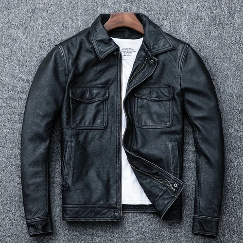 100% Genuine Leather Man Jacket Real Top Layer Cowhide Jackets for Men Plus Size Spring Men's Jacket 2022 Veste Homme Xhl
100% Genuine Leather Man Jacket Real Top Layer Cowhide Jackets for Men Plus Size Spring Men's Jacket 2022 Veste Homme Xhl