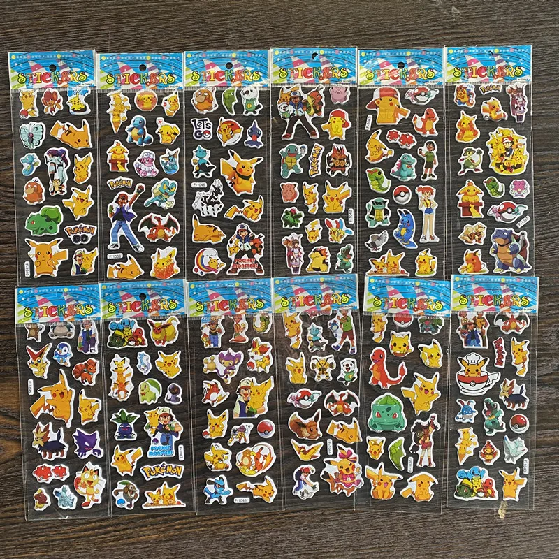 Pokemon Cute Pikachu Stickers Cartoon Three-dimensional Charmander Bubble Stickers Bulbasaur Squirtle Children's Toys Gifts
Pokemon Cute Pikachu Stickers Cartoon Three-dimensional Charmander Bubble Stickers Bulbasaur Squirtle Children's Toys Gifts