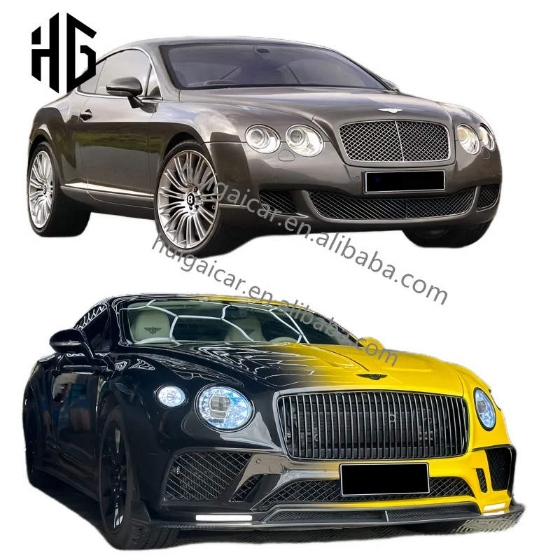 Car Body Kit For Continental GT GTC 2012-2018 Upgrade To New 2020 MSY Style Fiber Glass Car Bumper Side Skirts Body Kits Car Body Kit For Continental GT GTC 2012-2018 Upgrade To New 2020 MSY Style Fiber Glass Car Bumper Side Skirts Body Kits
