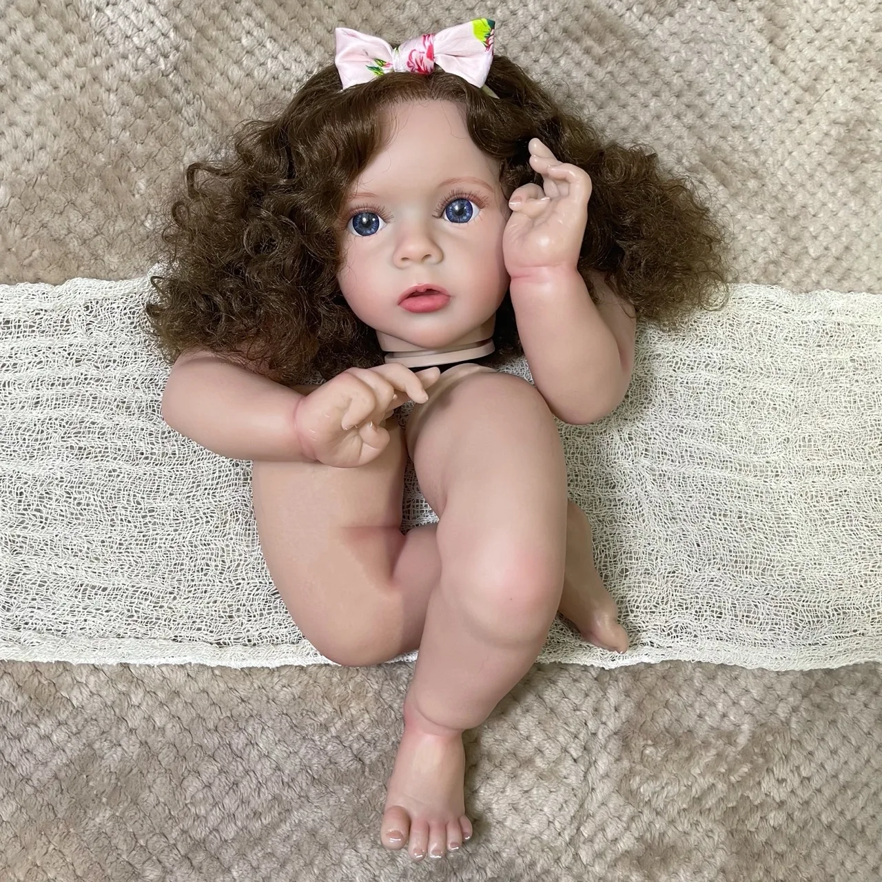 24Inch Huge Size Already Painted Reborn Doll Kit Missy Unassembled DIY Doll Parts With Cloth Body Reborn Baby
24Inch Huge Size Already Painted Reborn Doll Kit Missy Unassembled DIY Doll Parts With Cloth Body Reborn Baby