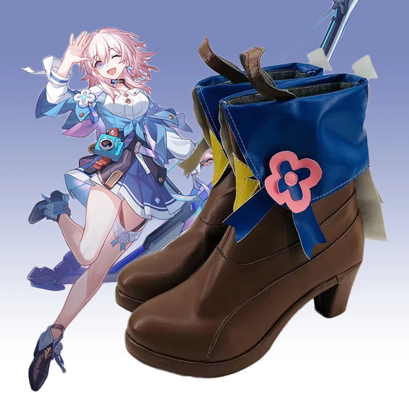 Honkai Star Rail March 7th Cosplay Shoes Anime March 7th Short Boots Cosplay Costume Prop Shoes for Halloween Party Accessories
Honkai Star Rail March 7th Cosplay Shoes Anime March 7th Short Boots Cosplay Costume Prop Shoes for Halloween Party Accessories