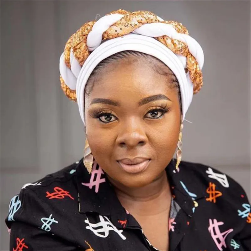 Модные африканские Авто гели Aso Oke головные уборы уже сделанные головные уборы Сияющие Блестки тюрбан шапка для женщин готовые женские головные уборы
Модные африканские Авто гели Aso Oke головные уборы уже сделанные головные уборы Сияющие Блестки тюрбан шапка для женщин готовые женские головные уборы