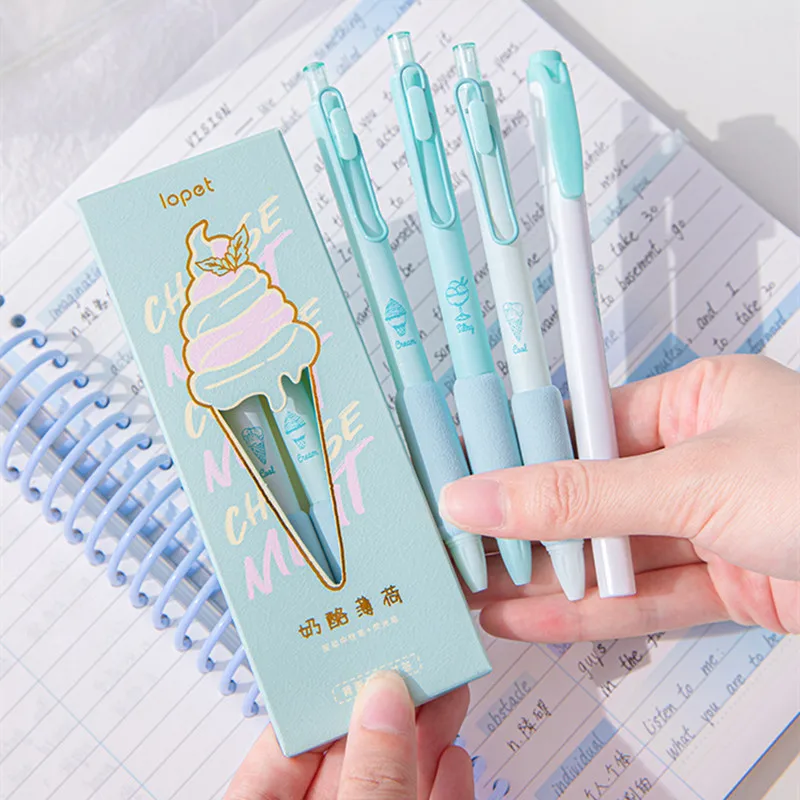 4pcs Simplicity Gel Pen Marker Pen Set Fashion Solid Color Stationery Pen 0.5mm Black Ink Scrapbook Marker Pen Student Supplies
4pcs Simplicity Gel Pen Marker Pen Set Fashion Solid Color Stationery Pen 0.5mm Black Ink Scrapbook Marker Pen Student Supplies