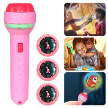 Flashlight Projector 2-in-1 Slide Projector Light w/24pcs Animal Image Pattern Projector Light Toy Recognition Torch Projector
Flashlight Projector 2-in-1 Slide Projector Light w/24pcs Animal Image Pattern Projector Light Toy Recognition Torch Projector