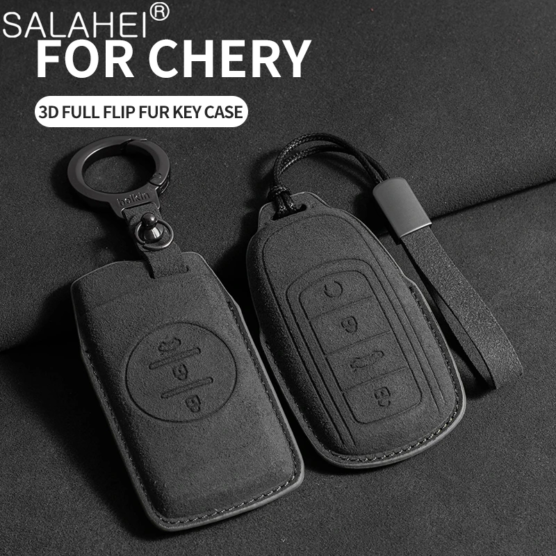 Suede Leather Car Key Case Cover For Chery Tiggo 7 8 Pro Tiggo 8plus New 5 plus Arrizo 5 EQ7 5x 3x 2020 Gx Max Omoda 5 C5 Modod
Suede Leather Car Key Case Cover For Chery Tiggo 7 8 Pro Tiggo 8plus New 5 plus Arrizo 5 EQ7 5x 3x 2020 Gx Max Omoda 5 C5 Modod
