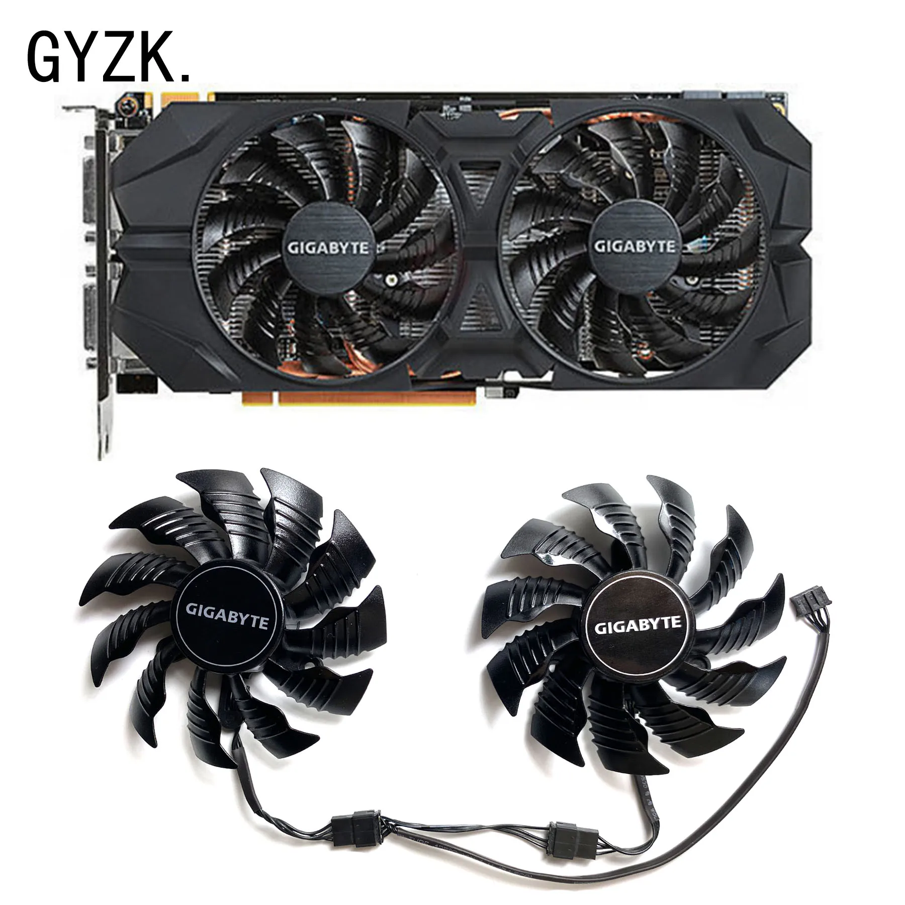 New For GIGABYTE GTX950 960 WindForce 2X OC Graphics Card Replacement Fan T129215SU/PLD09215S12HH
New For GIGABYTE GTX950 960 WindForce 2X OC Graphics Card Replacement Fan T129215SU/PLD09215S12HH