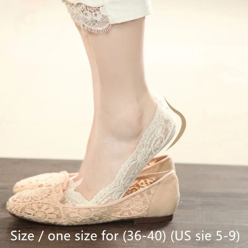 5pairs A Pack Women Fashion Cotton Invisible Anti-slip Ankle Socks Lace Socks Women Invisible Socks Girls No Show Socks Non-slip
5pairs A Pack Women Fashion Cotton Invisible Anti-slip Ankle Socks Lace Socks Women Invisible Socks Girls No Show Socks Non-slip