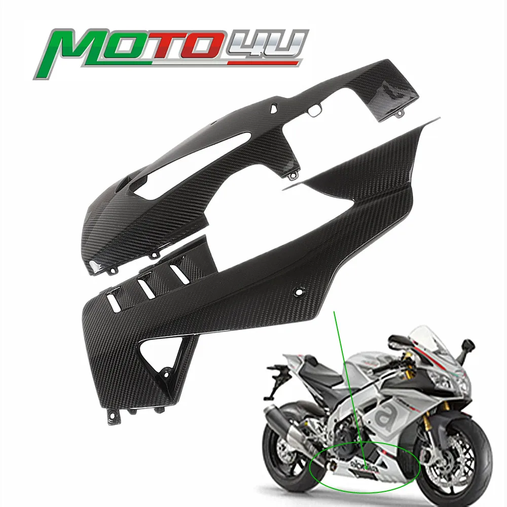 

For Aprilia RSV4 RR/RF 2016 2017 2018 2019 2020 Carbon Fiber Belly Pan Fairing Part Kit Lower Protectors Motorcycle Accessories