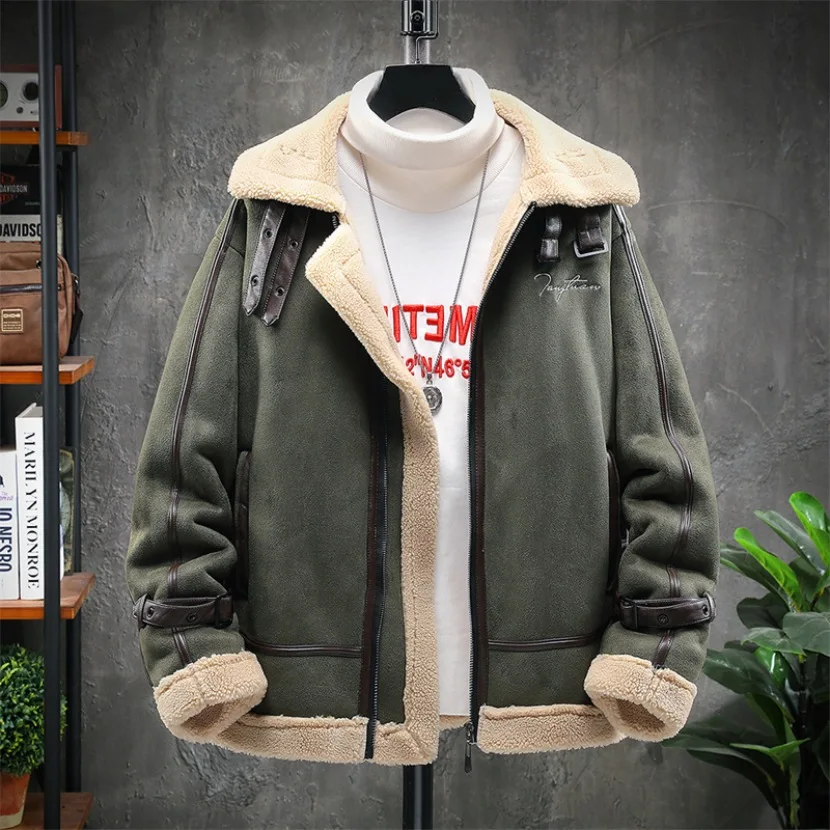 2023 Men's Faux Fur Trendy Coat Winter Warm Wool Fur Shearling Jacket Thickened Lapel Casual Fashion Lamb Wool Clothes V70
2023 Men's Faux Fur Trendy Coat Winter Warm Wool Fur Shearling Jacket Thickened Lapel Casual Fashion Lamb Wool Clothes V70