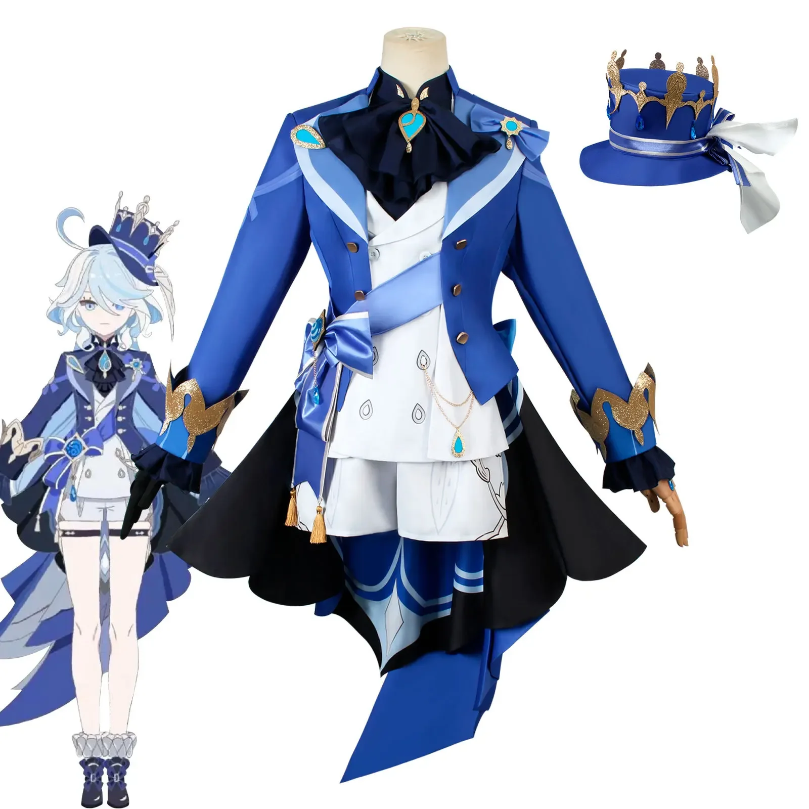 Anime Cosplay Genshin Impact Focalors Cosplay Costume Focalors Outfits Dress Wig Hat Lovely Suit Halloween Comic Con
Anime Cosplay Genshin Impact Focalors Cosplay Costume Focalors Outfits Dress Wig Hat Lovely Suit Halloween Comic Con