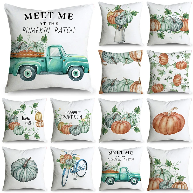 Fashion Fresh Blue-Green Orange Pumpkin Bike White Throw Pillowcase Cushion Covers For Sofa Office Bedroom Decor Multiple Size
Fashion Fresh Blue-Green Orange Pumpkin Bike White Throw Pillowcase Cushion Covers For Sofa Office Bedroom Decor Multiple Size
