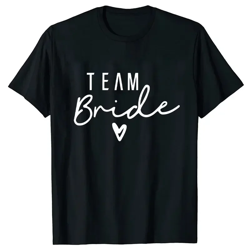 Team Bride Bridesmaid T-Shirt Bachelorette Hen Party Tops Women Short Sleeved Loose Sleeve Breathable High Quality LeisureTees
Team Bride Bridesmaid T-Shirt Bachelorette Hen Party Tops Women Short Sleeved Loose Sleeve Breathable High Quality LeisureTees