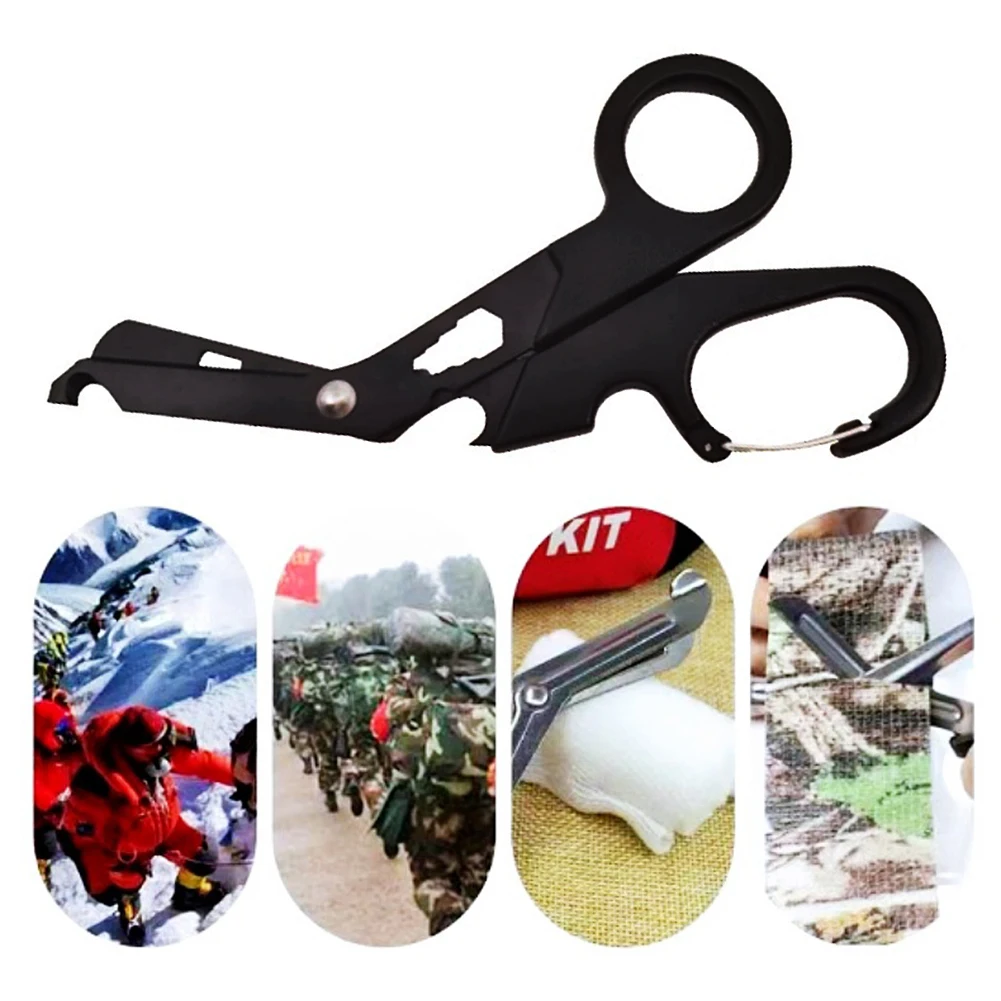 Multifunctional Rescue Scissors /Aid Scissors /Trauma Shears Bottle Opener Survival Tool Parts For Gauze Cutting /Canvas Cutting
Multifunctional Rescue Scissors /Aid Scissors /Trauma Shears Bottle Opener Survival Tool Parts For Gauze Cutting /Canvas Cutting