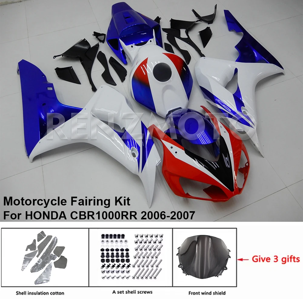 Motorcycle Fairing Set Body Kit Plastic For HONDA CBR1000RR CBR 1000 RR 2006-2007 Accessories Injection Bodywork H1007-119A
Motorcycle Fairing Set Body Kit Plastic For HONDA CBR1000RR CBR 1000 RR 2006-2007 Accessories Injection Bodywork H1007-119A