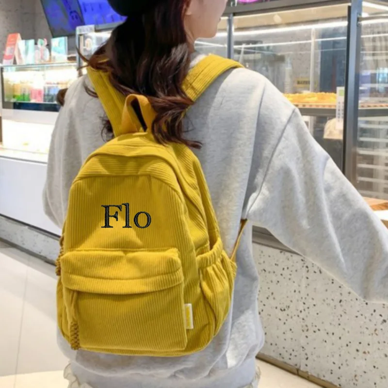 Customized/Blank Embroidered Corduroy Bag Backpack Birthday Gift Kindergarten Backpack Kindergarten Gift Children's Brand Bag
Customized/Blank Embroidered Corduroy Bag Backpack Birthday Gift Kindergarten Backpack Kindergarten Gift Children's Brand Bag