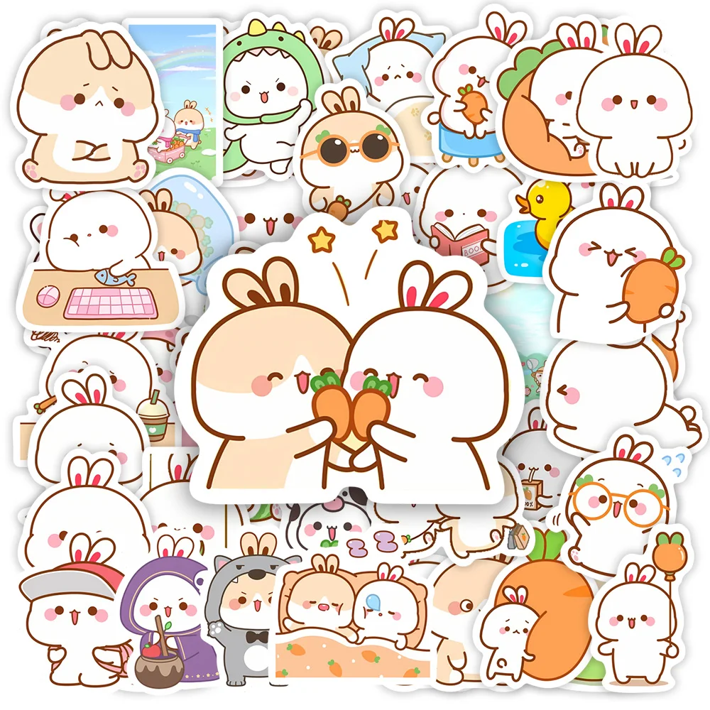 Kawaii Rabbit Couple Stickers Cute Bunny Animal DIY Toy Gift Graffiti Decal for Phone Luggage Laptop Scrapbook Waterproof
Kawaii Rabbit Couple Stickers Cute Bunny Animal DIY Toy Gift Graffiti Decal for Phone Luggage Laptop Scrapbook Waterproof