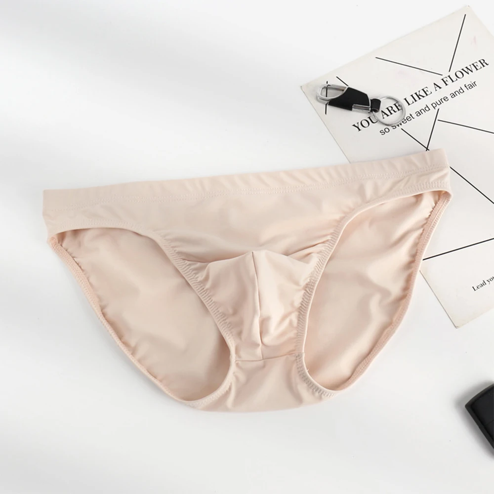 Sexy Men Low-Rise Smooth Pouch Briefs Underwear Breathable Bikini Underpants Solid-ColorPenis Bulge Pouch Sexy Youth Lingerie
Sexy Men Low-Rise Smooth Pouch Briefs Underwear Breathable Bikini Underpants Solid-ColorPenis Bulge Pouch Sexy Youth Lingerie