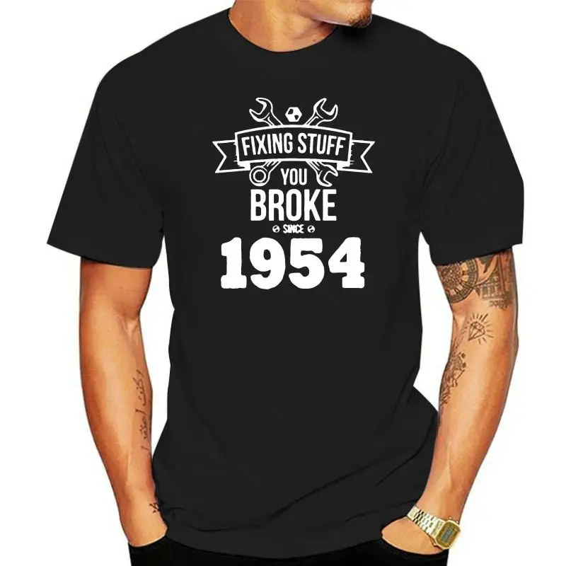 2019 New Summer Casual Men T-shirt Fixing Stuff Since 1954 T Shirt - Gift for Dad DIY Mechanic Plumber Electrician
2019 New Summer Casual Men T-shirt Fixing Stuff Since 1954 T Shirt - Gift for Dad DIY Mechanic Plumber Electrician