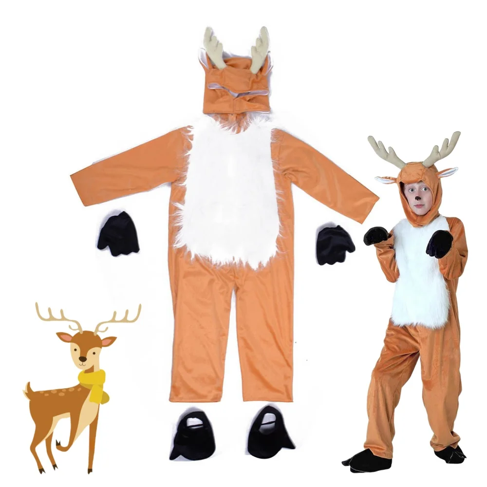 Сценический костюм с оленем, косплей, костюм для взрослых и детей, животные, костюмы для родителей и детей 
Сценический костюм с оленем, косплей, костюм для взрослых и детей, животные, костюмы для родителей и детей
