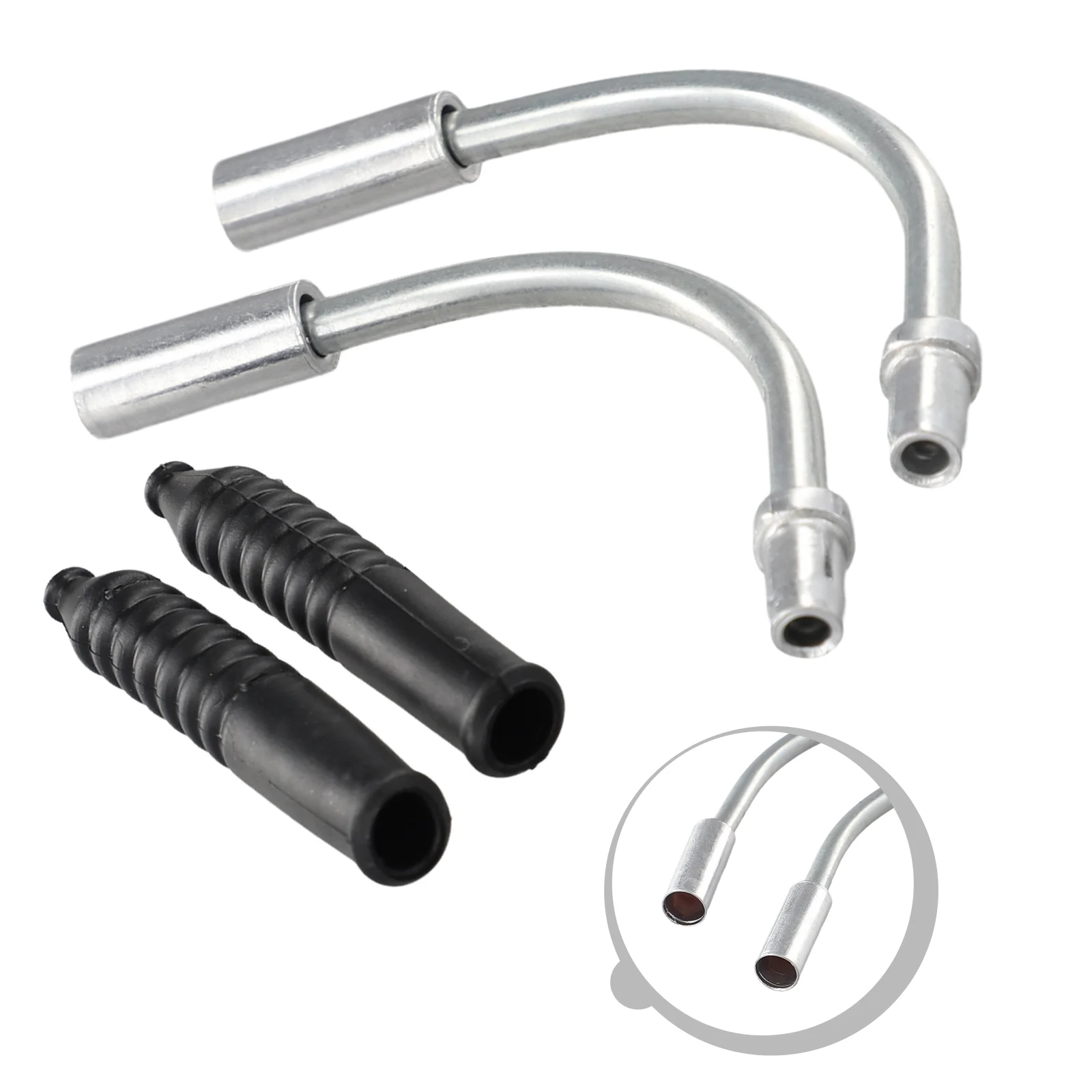 Brake Elbow Set V Brake Elbow 56MMx61MM Aluminum Iron 2x MTB Bicycle Bike V Brake Elbow V Brake Accessories V Brake Dust Sleeve
Brake Elbow Set V Brake Elbow 56MMx61MM Aluminum Iron 2x MTB Bicycle Bike V Brake Elbow V Brake Accessories V Brake Dust Sleeve