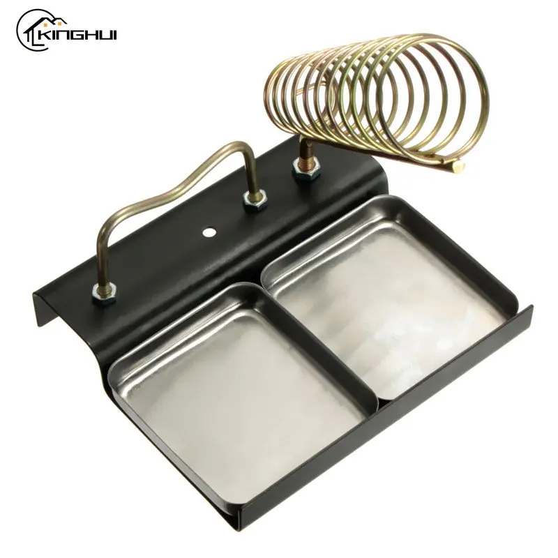 Electric Soldering Iron Gun Stand Holder Support Station Base Detachable Double Metal Base with Sponge Cast Iron Solder Station
Electric Soldering Iron Gun Stand Holder Support Station Base Detachable Double Metal Base with Sponge Cast Iron Solder Station