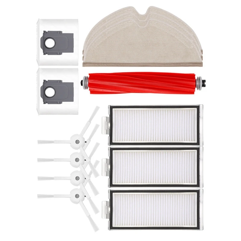 Запчасти для робота-пылесоса Xiaomi Roborock Q7 Max Q7 Max + Q7 Plus T8, основная боковая щетка, фильтр НЕРА, мешок для швабры, пыли
Запчасти для робота-пылесоса Xiaomi Roborock Q7 Max Q7 Max + Q7 Plus T8, основная боковая щетка, фильтр НЕРА, мешок для швабры, пыли