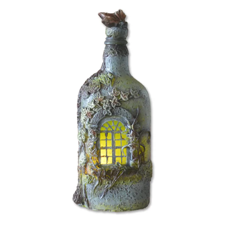 Mysterious Nightlight Ghost Castle Forest Luminous Elements Foreign Wine Bottle Decoration Garden Decoration Resin Crafts
Mysterious Nightlight Ghost Castle Forest Luminous Elements Foreign Wine Bottle Decoration Garden Decoration Resin Crafts