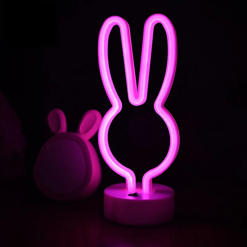 Pink rabbit Led Neon Light Sign Holiday Xmas Party Wedding Decorations Kids Room Home Decor Flamingo Moon Unicorn Neon Lamp
Pink rabbit Led Neon Light Sign Holiday Xmas Party Wedding Decorations Kids Room Home Decor Flamingo Moon Unicorn Neon Lamp