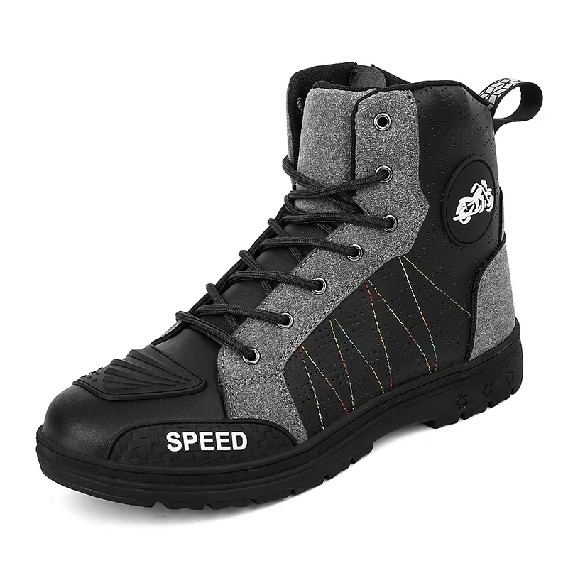 Large Size 39-47 Outdoor Men Road Riding Motorcycle Boots Black Ankle Male Professional Motorcycle Speed Shoes
Large Size 39-47 Outdoor Men Road Riding Motorcycle Boots Black Ankle Male Professional Motorcycle Speed Shoes
