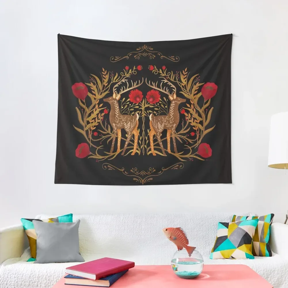 Two Stags Protecting The Dark Forest Gate Tapestry Room Decorations Aesthetic Home Decor Accessories Tapestry 
Two Stags Protecting The Dark Forest Gate Tapestry Room Decorations Aesthetic Home Decor Accessories Tapestry