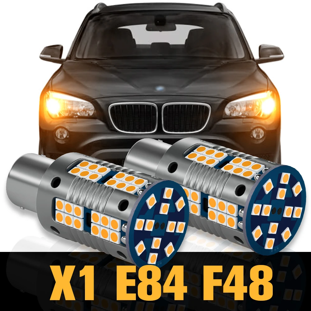 

2pcs Canbus LED Turn Signal Light Lamp Accessories For BMW X1 E84 F48 2009 2010 2011 2012 2013 2014 2015 2016 2017 2018