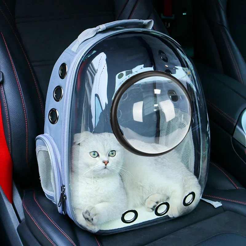 

Pet Supplies Carrier Cat Bag Space Capsule Backpack Going Out Portable Pet Bag Cat Transparent Backpack Dog Pack Cat