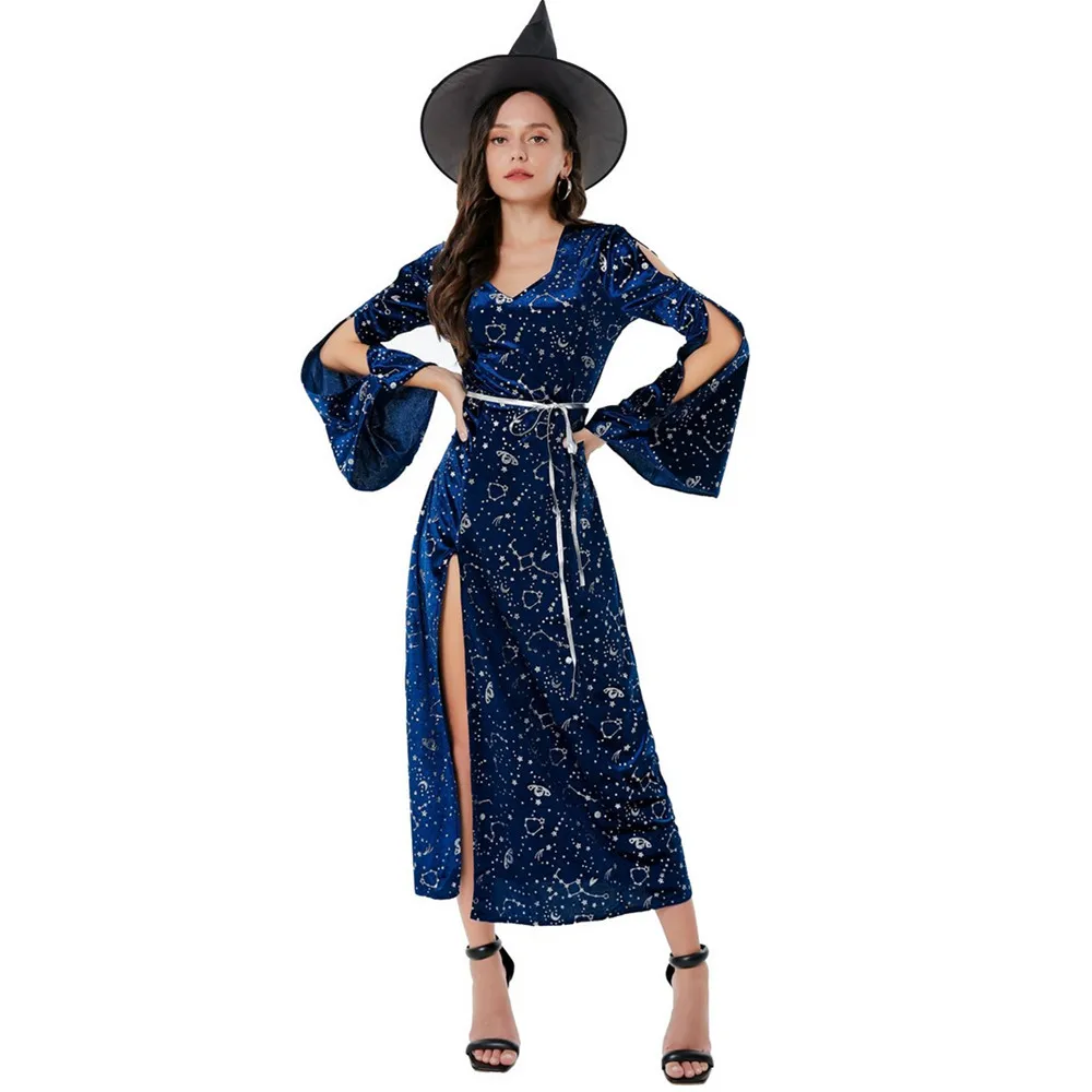 Halloween Women Cosplay Witch Fancy Dress Adult Carnival Masquerade Clothing 
Halloween Women Cosplay Witch Fancy Dress Adult Carnival Masquerade Clothing