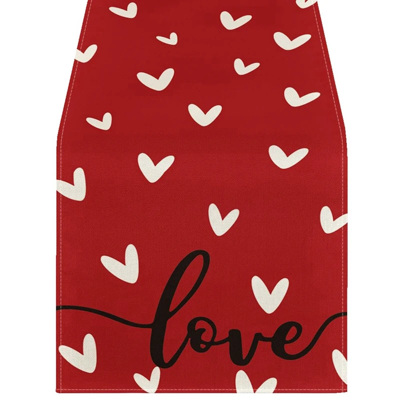 Valentine's Day Table Runner Seasonal Anniversary Kitchen Dining Table Decoration For Indoor Home Party
Valentine's Day Table Runner Seasonal Anniversary Kitchen Dining Table Decoration For Indoor Home Party