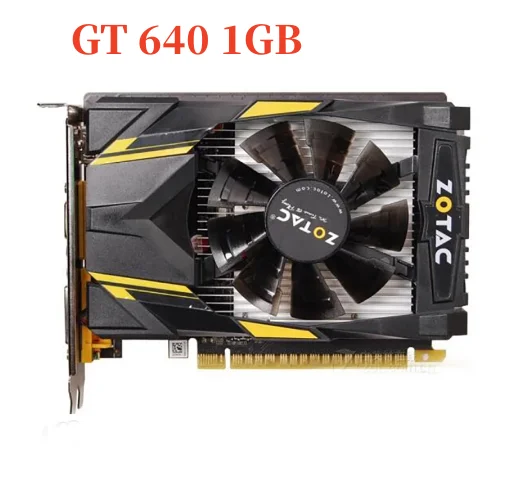 

Used ZOTAC GT 640 1GB Video Card GeForce 64Bit Graphics Cards GPU Map For NVIDIA GT640 1GD3 HDMI DVI VGA