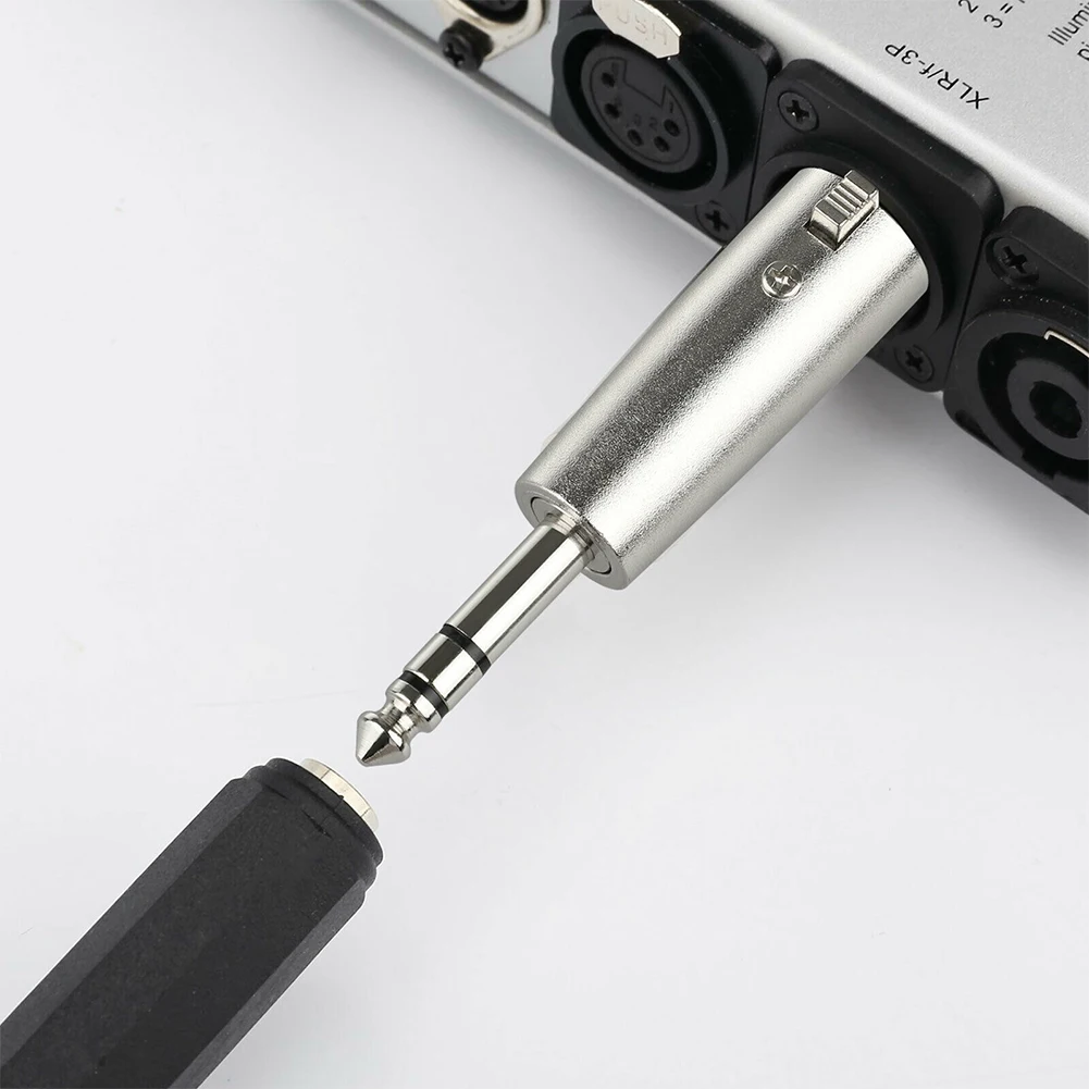 TRS Audio Cable Microphone Adapter Wire & Cable Connectors XLR XLR To 1/4\\\" 6.35mm Zinc Alloy 6.35mm TS Male Plug
TRS Audio Cable Microphone Adapter Wire & Cable Connectors XLR XLR To 1/4\\\" 6.35mm Zinc Alloy 6.35mm TS Male Plug