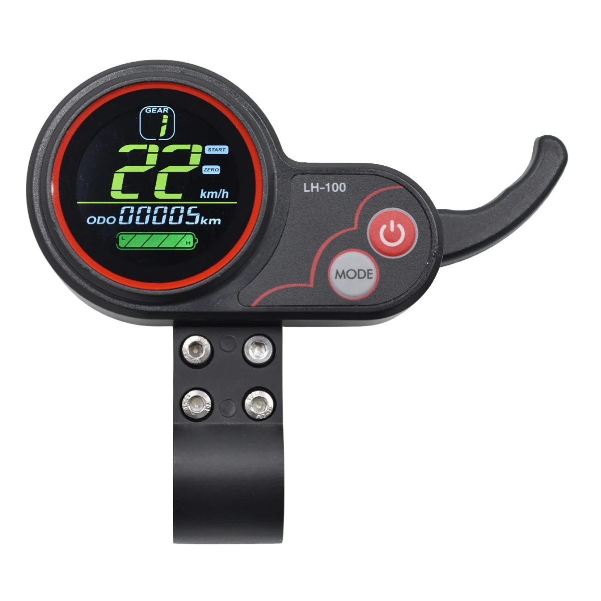 LH100 LCD Display Dashboard 24V-60V Throttle Meter for Kugoo Electric Scooter/Ebike LCD Display Speedometer(SM Plug)
LH100 LCD Display Dashboard 24V-60V Throttle Meter for Kugoo Electric Scooter/Ebike LCD Display Speedometer(SM Plug)