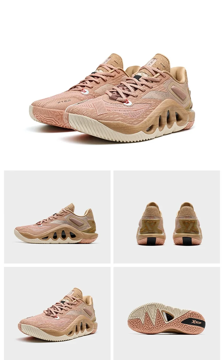 Xtep garras do diabo tênis de basquete para homem 2024 outono confortável sapatos esportivos combate estabilidade rebote tênis 876319120001 Xtep garras do diabo tênis de basquete para homem 2024 outono confortável sapatos esportivos combate estabilidade rebote tênis 876319120001