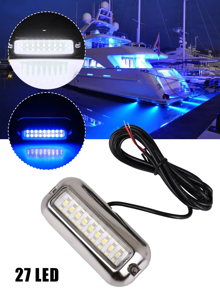 DC12V 27LED Marine Boat Light Navigation Light Waterproof Flush Mount Transom Anchor Stern Lamp Courtesy Light for Yacht Pontoon
DC12V 27LED Marine Boat Light Navigation Light Waterproof Flush Mount Transom Anchor Stern Lamp Courtesy Light for Yacht Pontoon