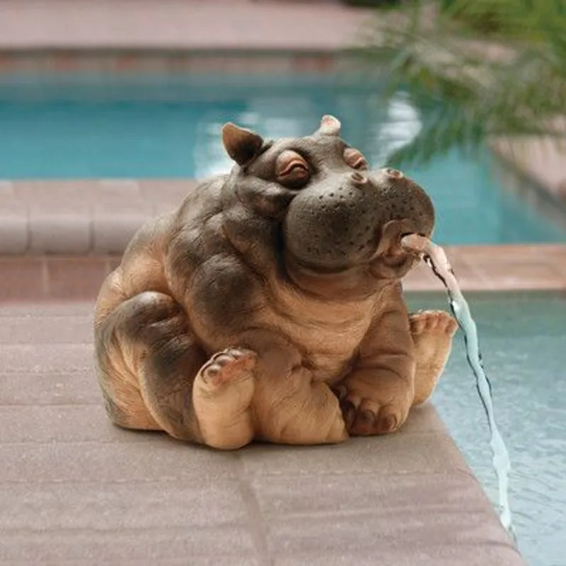 Garden Statue Resin Animal Rhino Sculpture Rhinoceros Fountain Pipe Pond Sprinkler Statue Ornaments Garden Home Decoration
Garden Statue Resin Animal Rhino Sculpture Rhinoceros Fountain Pipe Pond Sprinkler Statue Ornaments Garden Home Decoration